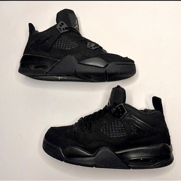 Nike Air Jordan Retro 4 “Black Cat” CU1110-010 size 5Y men’s 6.5 women’s - Picture 6 of 6